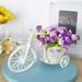 Jewelry Organizer Artificial Flowers Rattan Flowers Silk Flowers Garden Nostalgic Mini Tricycle for Home Wedding office Hotel Decor Table Table Decorations Jewelry Box