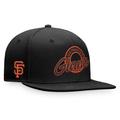 Men's Fanatics Branded Black San Francisco Giants Circle Script Snapback Hat