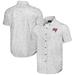 Men's NFL x Darius Rucker Collection by Fanatics White Tampa Bay Buccaneers Woven Short Sleeve Button Up Shirt