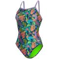 Dolfin Women's Uglies Very Berry V-2 Back One Piece Swimsuit Jungle Jam