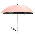 Pram Parasol Baby Pushchair Parasol Universal UV Parasol Adjustable Sun Parasol Infant Sun Protection for Stroller Buggy and Pushchair (Color : Black, Size : 75cm) (Pink 85cm)