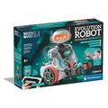 Clementoni 61387 Science Museum Evolution Programmable, Interactive, Robot, Scientific, Building Set, Gift for Kids Age 8, STEM Toys, English Version-Made in Italy, Grey