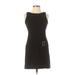 White House Black Market Casual Dress - Sheath: Black Solid Dresses - Women's Size 00