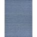 Blue/Navy 20 x 15 W in Area Rug - EXQUISITE RUGS Rectangle Florence Navy/White Handmade Recycled P.E.T. Area Rug Polyester | 20 H x 15 W in | Wayfair