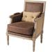 Armchair - Rosalind Wheeler Breau 25" Wide Armchair Wood/Polyester in Brown | 37 H x 25 W x 29 D in | Wayfair 12B564D13D2C43F89A871316B7A47A05