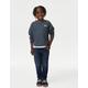 M&S Boys Skinny Denim Jeans (2-8 Yrs) - 2-3 Y - Dark Denim, Dark Denim,Denim