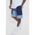 Mens Blue Elastic Lightweight Comfort Cargo Short, Blue