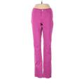 J Brand Jeggings - Mid/Reg Rise Straight Leg Boyfriend: Pink Bottoms - Women's Size 24