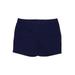 Tommy Hilfiger Khaki Shorts: Blue Solid Bottoms - Women's Size 8