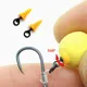 20PCS Boilie Screw Peg with Ring Swivel for Ronnie Rig D-Rig Chod Rig Terminal Tackle Bait Holder