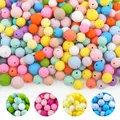 100Pcs 12mm Silicone Beads Baby Nursing Care BPA Free Food Grade Teething Beads DIY Bracelet