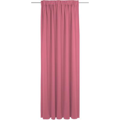 Vorhang WIRTH "Uni Collection", pink, B:142cm H:315cm, Baumwolle (Bio-Baumwolle), Gardinen, nach Maß Image