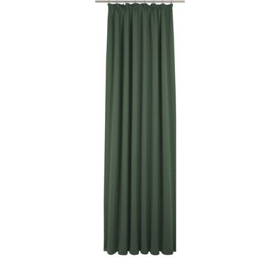 Vorhang ADAM "Uni Collection", grün (oliv), B:142cm H:255cm, Baumwolle (Bio-Baumwolle), Gardinen, nach Maß Image