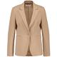 Gerry Weber Damen Fließender Blazer mit Stretchkomfort Langarm unifarben Sand 44