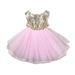 YDOJG Dresses For Girls Toddler Baby Girl Mesh Tulle Birthday Dresses Tutu Sleeveless Pageant Party Dress Girl Wedding Clothes For 12-18 Months