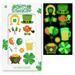 Erland St. Patrick S Day Nail Polish Sequins Soft Pottery Green Jewelry Nail Luminous Tattoo Sticker J