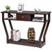 Console Table Modern Easy Assembly Entryway Table W/Storage Drawer and Bottom Shelf,Mufti-Functional Home Furniture