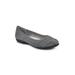 Women's Clara Flat by Cliffs in Pewter Glitter (Size 9 M)