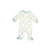 Carter's Long Sleeve Outfit: White Bottoms - Size 0-3 Month