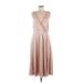 Great Jones Casual Dress - Midi: Tan Dresses - Women's Size 6