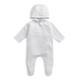 Mamas & Papas Unisex Baby Jersey Spot Jacquard Pramsuit - White