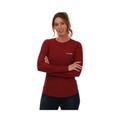 Berghaus Womenss 24/7 Tech LS Baselayer T-Shirt in Red - Size 14 UK