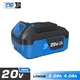 PROSTORMER 2000mAh/4000mAh Lithium-Ion Battery work on 20V Series Tools Cordless Brushless