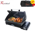 Camping Multi Gas Grill Portable BBQ Stove Grill Folding Charcoal Outdoor Stainless Steel Grill