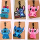 Cartoon Stitch Travel Accessories Luggage Tag Suitcase Fashion Style Silicon Portable Travel Label