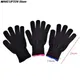 1Pc Hair Styling Heat Resistant Glove Tool For Curling Straight Flat Iron Black Pink Heat Glove For