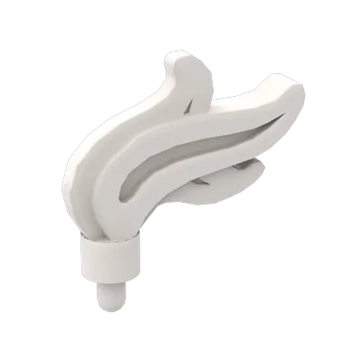 10 stücke MOC Ziegel Teile 64647 Flamme Plume Feder Kompatibel Gebäude Block Partikel DIY Assmble Image