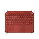 MICROSOFT Surface Go Signature Type Cover Keyboard - French AZERTY Keyboard - Red Poppy (Alcantara) - Only Compatible with Surface Go, Surface Go 2 and Surface Go 3