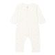 Petit Bateau Unisex Baby Pyjama ohne Fuß für einen guten Schlaf, Weiss Marshmallow / Weiss Mistigri, 6 Monate