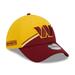 Men's New Era Gold/Burgundy Washington Commanders 2023 Sideline 39THIRTY Flex Hat