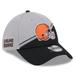 Men's New Era Gray/Black Cleveland Browns 2023 Sideline 39THIRTY Flex Hat