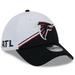 Men's New Era White/Black Atlanta Falcons 2023 Sideline 39THIRTY Flex Hat