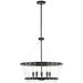 Savoy House Essentials Ventari 24" Wide Matte Black 5-Light Pendant