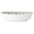 Noritake Serene Garden Oval Vegetable Bowl, 9-3/4", 46 oz. Porcelain China/All Ceramic in Green/White | 2.25 H x 9.75 W x 7 D in | Wayfair M721-415