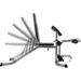 6 plus 3 Positions Adjustable Weight Bench with Leg Extension Exercise