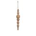 The Holiday Aisle® Ferlin Christmas Finial Ornament Wood in Brown | 15 H x 3 W x 3 D in | Wayfair DA8AF9FEB51D40EA9F68CE4803F01D64