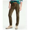 Brooks Brothers Men's Slim Fit Five-Pocket Stretch Corduroy Pants | Olive | Size 40 30