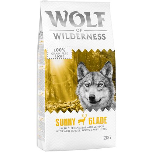 „12 kg Wolf of Wilderness Adult „“Sunny Glade““ – Wild getreidefreies Hundefutter trocken“