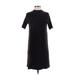 Zara Casual Dress - Shift: Black Solid Dresses - Women's Size Small