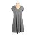 Current/Elliott Casual Dress - A-Line: Gray Marled Dresses - Women's Size Small