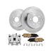 2014-2015 Infiniti Q50 Rear Brake Pad Rotor and Caliper Set - Detroit Axle