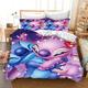 DDONVG Lilo and Stitch Bed Linen 135 x 200 3D Stitch Love Couple Children's Duvet Cover Set Microfibre with Zip Pillowcases for Boys Girls (4,200 x 200 cm, 50 x 75 x 2)