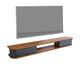 wall mounted tv unit 31.4/39.3/47.2/55.1in Floating TV Stand Wall Mounted,Media Console Entertainment Storage Shelf,wall Mounted Tv Cabinet Unit With 2 Drawers Home Furniture (Size : 80cm)