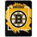 The Northwest Group Boston Bruins 46" x 60" Dimensional Micro Raschel Plush Throw Blanket