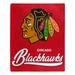 The Northwest Group Chicago Blackhawks 50" x 60" Signature Raschel Plush Throw Blanket