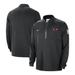 Men's Nike Black Chicago Bulls Authentic Performance Half-Zip Jacket
